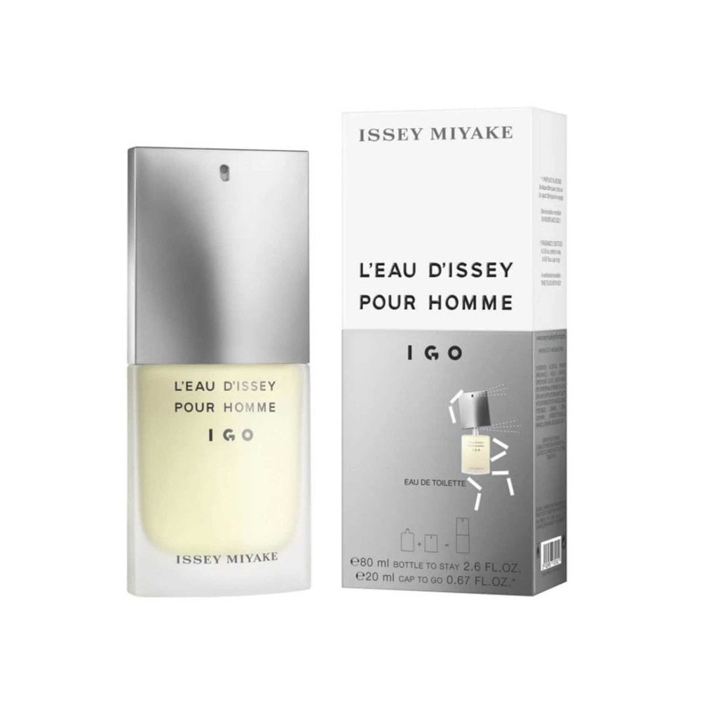 ISSEY MIYAKE L'EAU D'ISSEY IGO POUR HOMME (M) EDT 80ML + EDT CAP TO GO 20ML