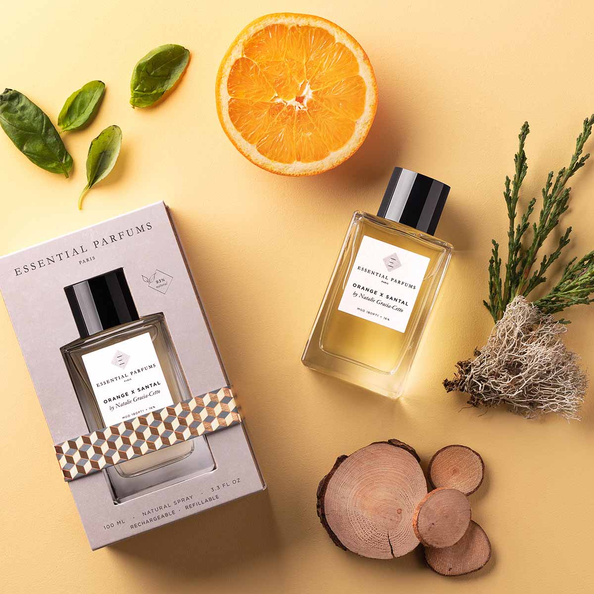 Orange X Santal By Essential Parfums For Men and Women 100ml Retail Pack