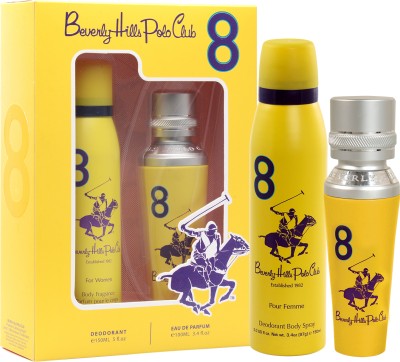 Beverly Hills Polo Club 8 Sport Pour Femme Gift Set 100ml EDP + 150ml Deo Spy