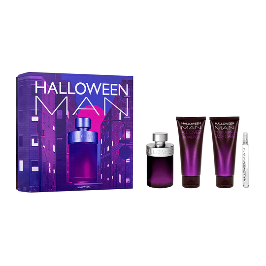 Jesus Del Pozo Halloween Man For Men Set Eau De Toilette 125Ml + Eau De Toilette 50Ml