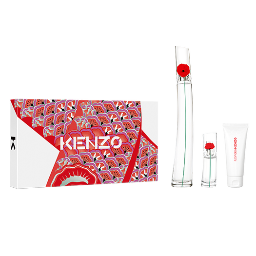 Kenzo Flower By Kenzo Florale For Women Set Eau De Parfum 100Ml + Eau De Parfum 15Ml + Bm 75Ml