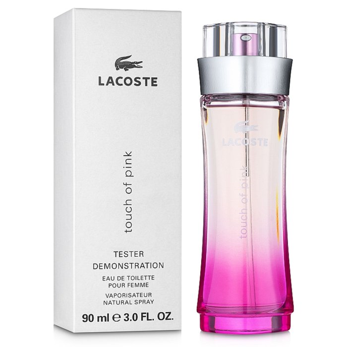 Lacoste Touch Of Pink For Women Eau De Toilette 90Ml Tester