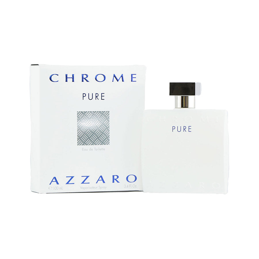 Azzaro Chrome Pure For Men Eau De Toilette 100Ml