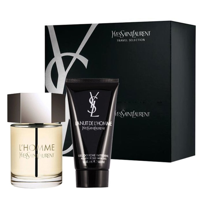 Yves Saint Laurent L'Homme For Men Eau De Toilette 100Ml + Sg 50Ml Travel Set