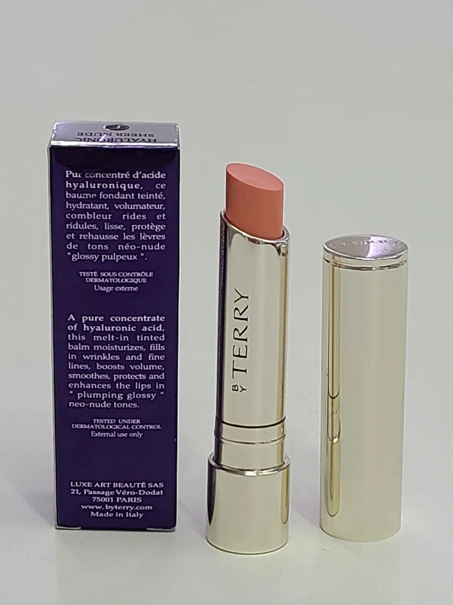 By Terry Hyaluronic Sheer Nude Hydra-Balm Fill & Plump # 2 Innocent Kiss 3G Lipstick