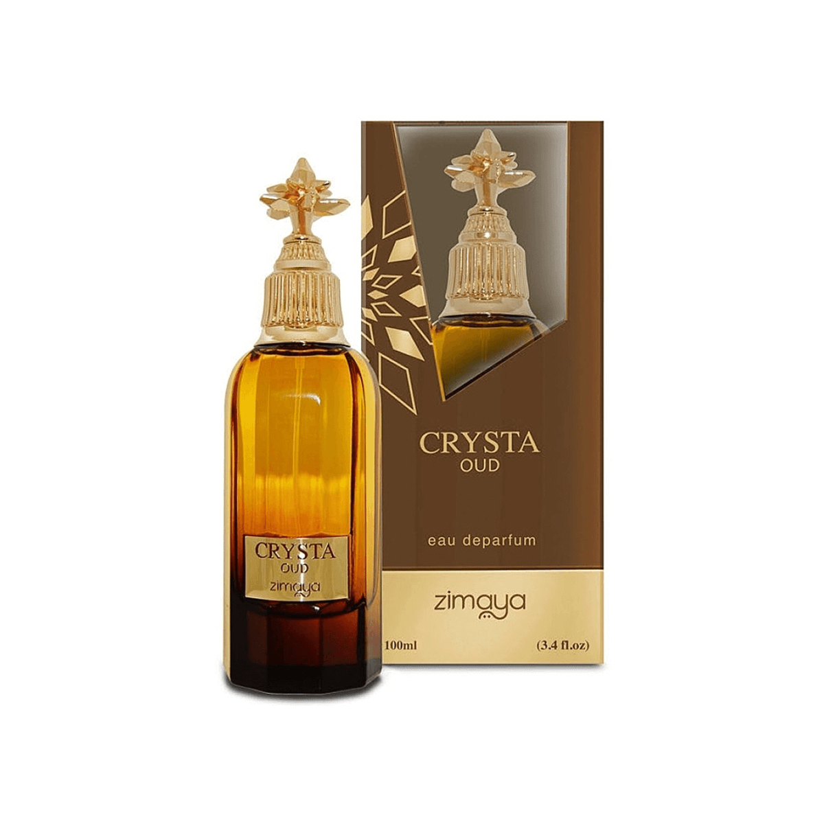 Zimaya Crysta Oud For Men And Women Eau De Parfum 100Ml