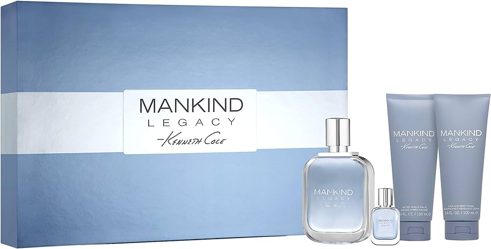 Kenneth Cole Mankind Legacy For Men Set Eau De Toilette 100Ml + Eau De Toilette 15Ml + Asb 100Ml