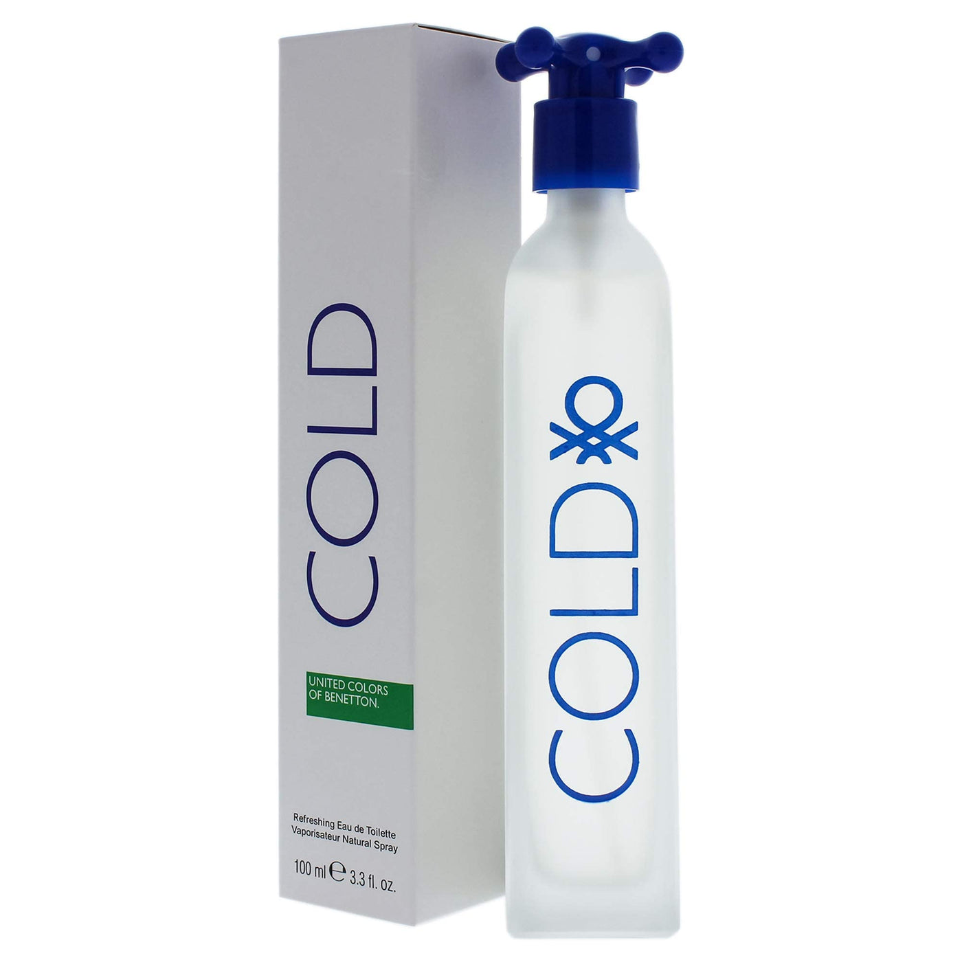 Benetton Cold For Men Refreshing Eau De Toilette 100Ml (White Box)