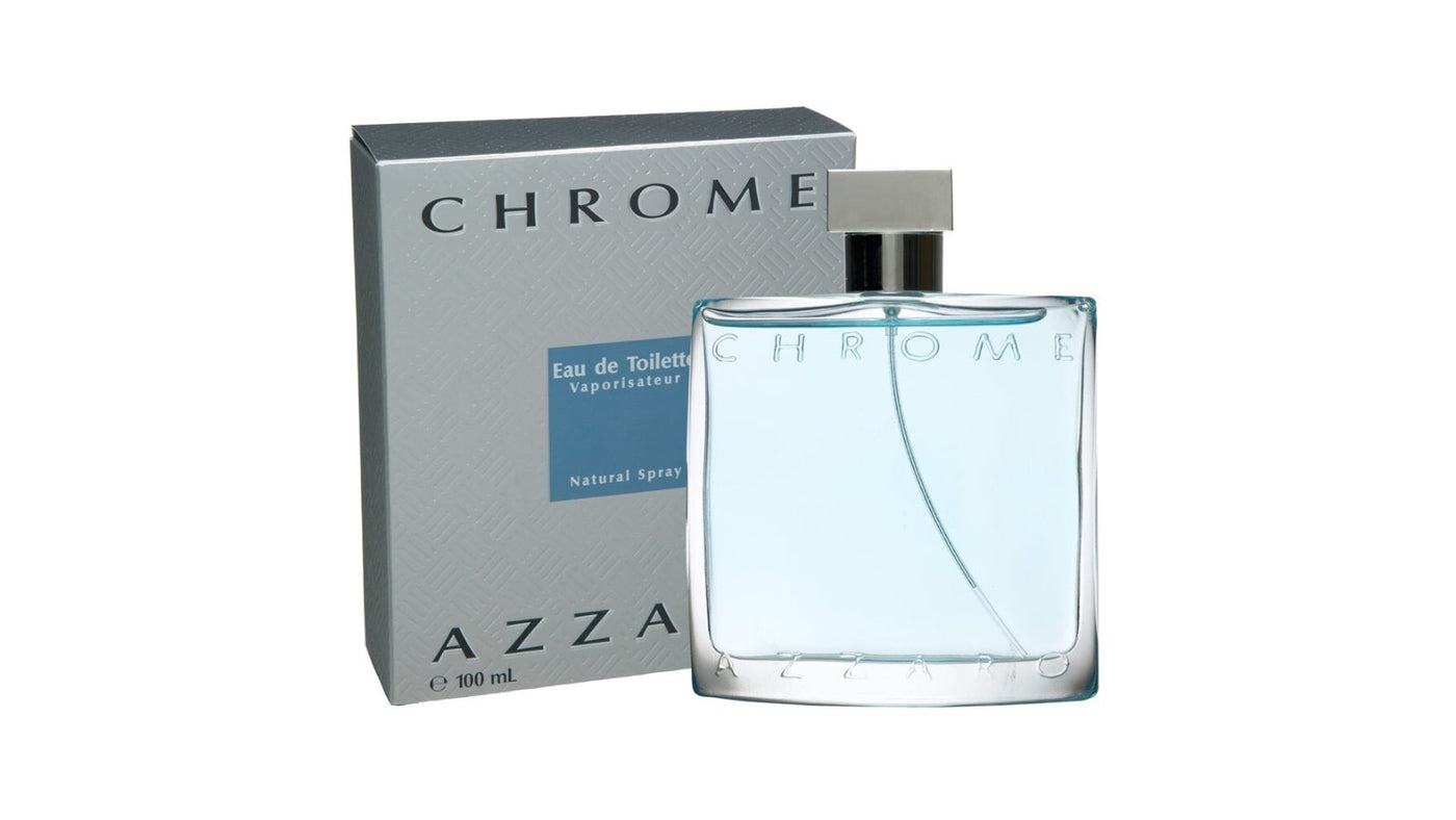 Azzaro Chrome For Men Eau De Toilette 100Ml (New Packing)