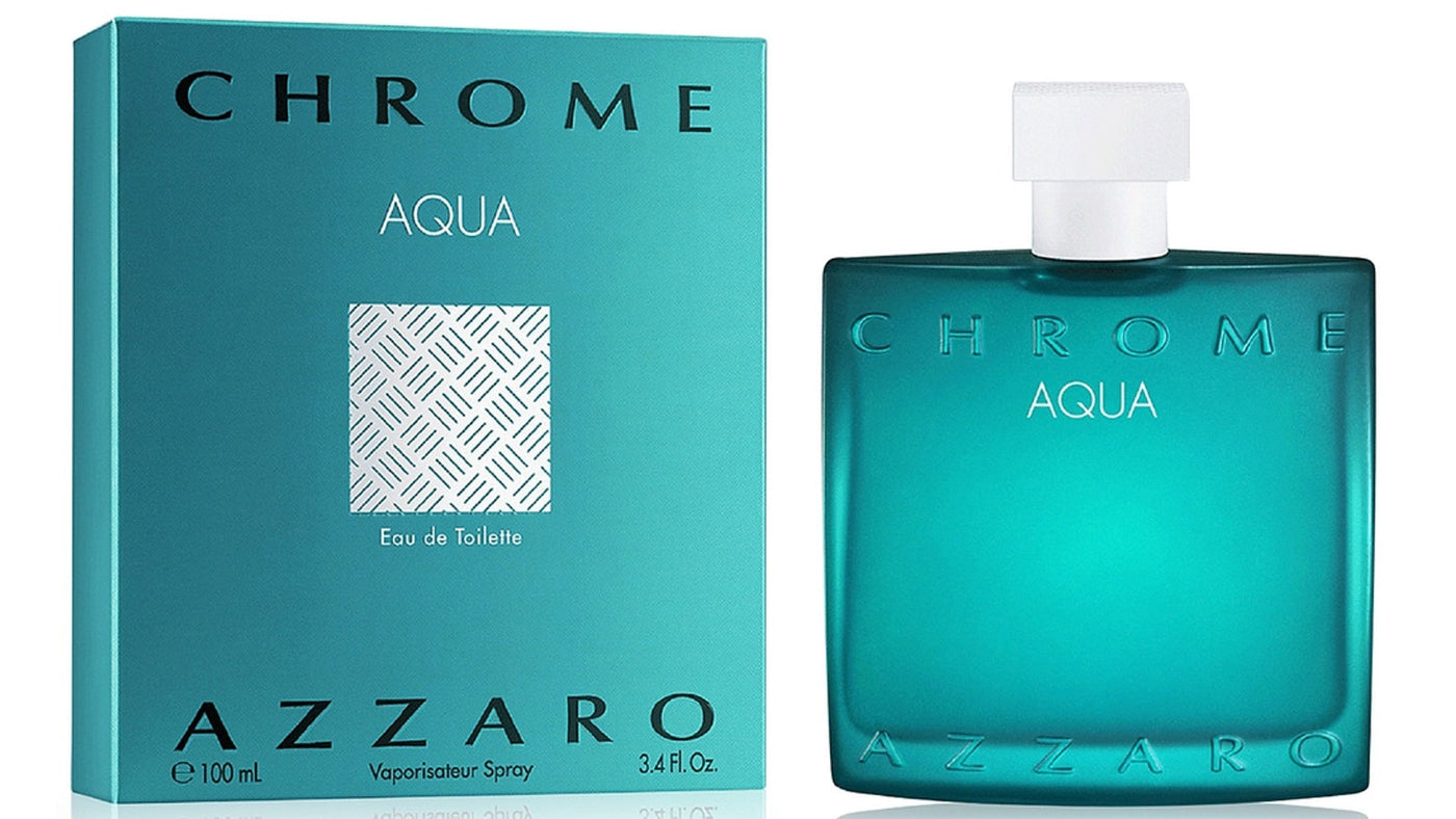 Azzaro Chrome Aqua For Men Eau De Toilette 100Ml