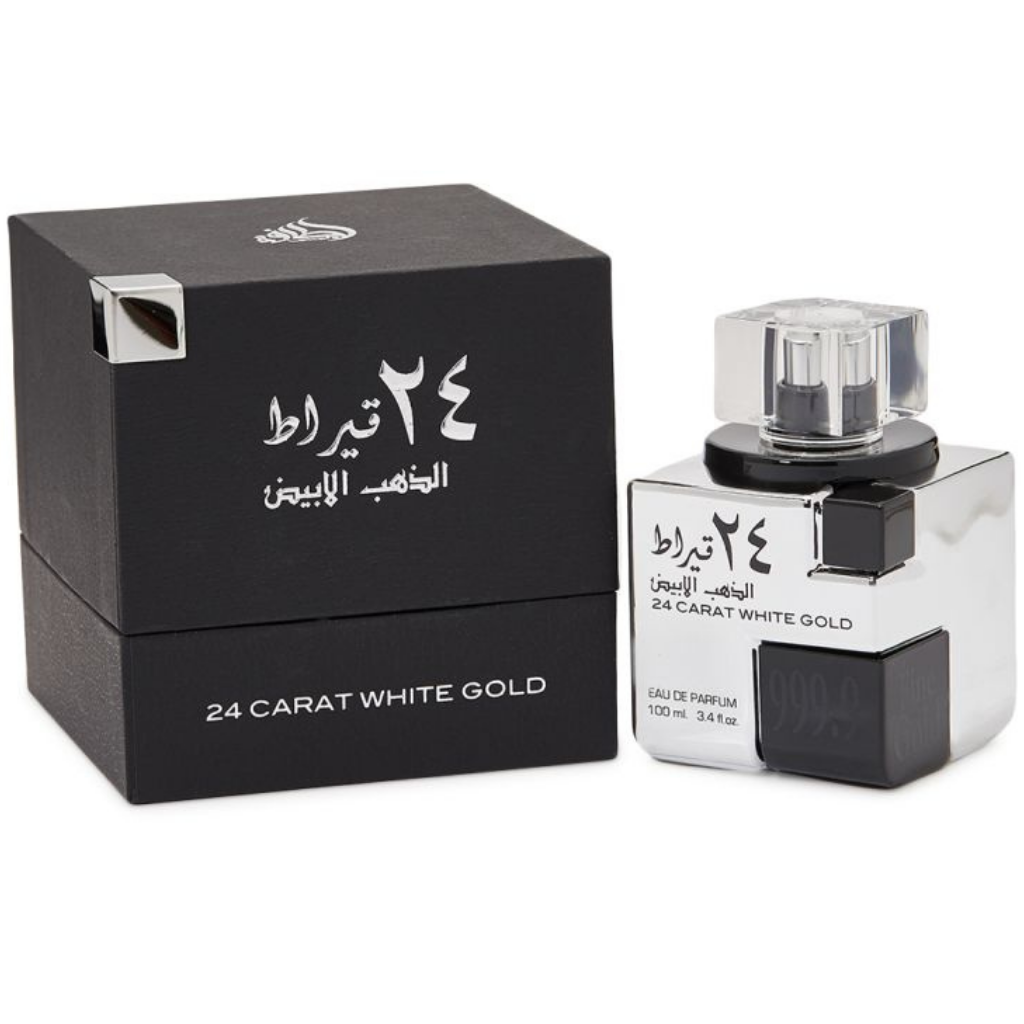 Lattafa 24 Carat White Gold For Men And Women Eau De Parfum 100Ml