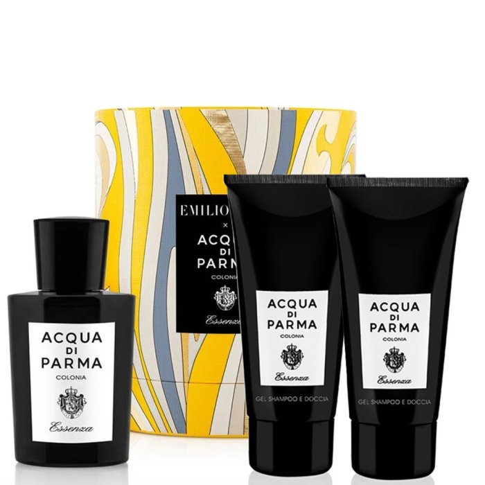 Acqua Di Parma Colonia Essenza For Men Set Eau De Cologne 100Ml + Hair & Sg 2 X 75Ml